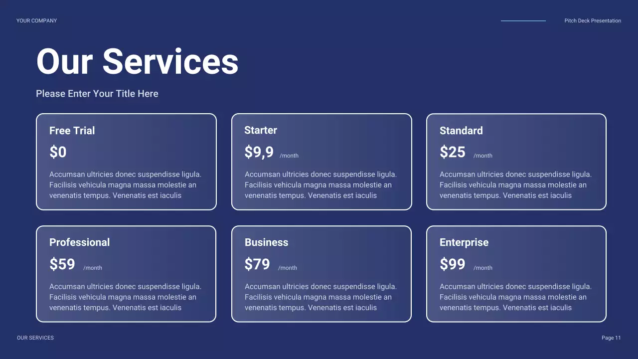 Blue Modern Company Introduction Pitch Presentation