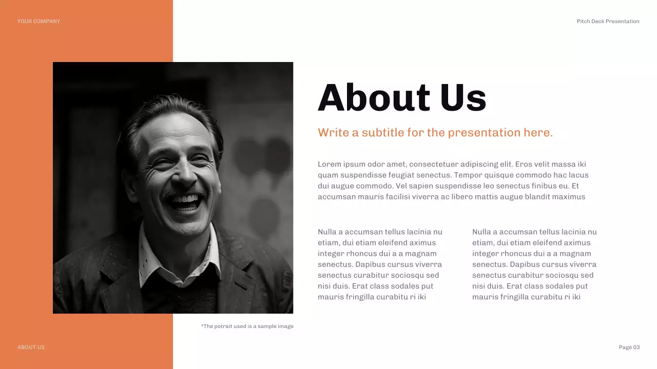 Orange Modern PR Agency Pitch Presentation