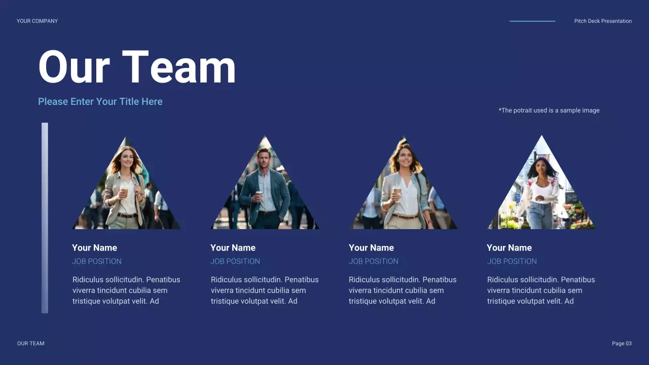 Blue Modern Company Introduction Pitch Presentation