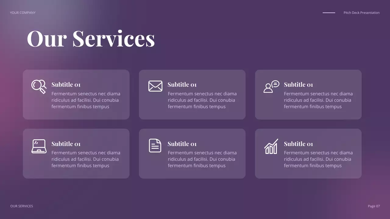 Purple Modern Company Introduction Presentation