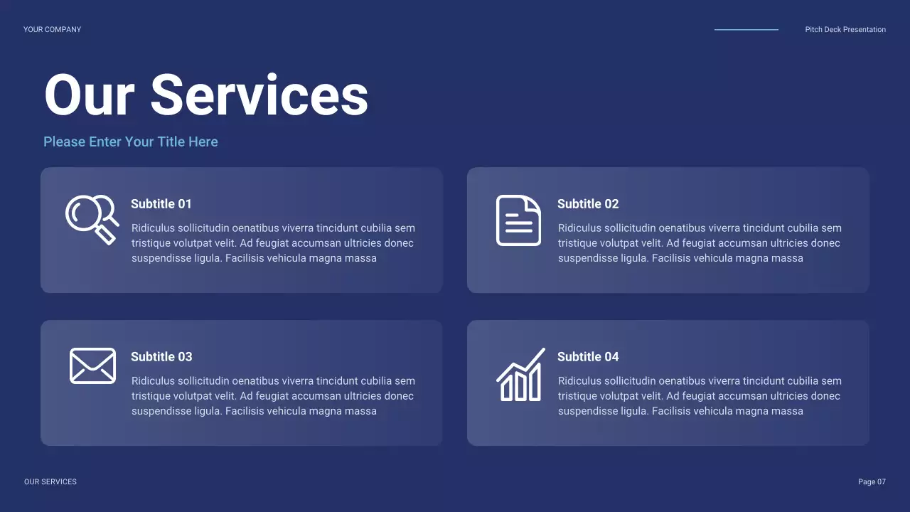 Blue Modern Company Introduction Pitch Presentation