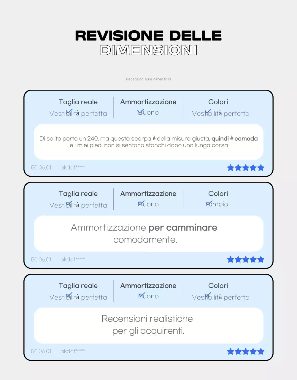 Promuovere scarpe estive semplici e convenienti in azzurro e grigio