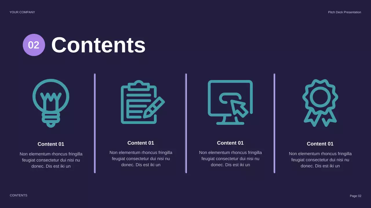 Purple Futuristic Cybersecurity Agency Pitch Presentation