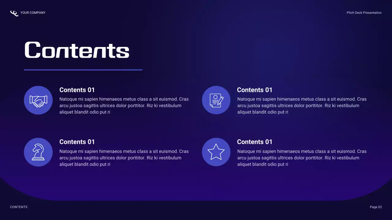 Blue Cybersecurity Agency Pitch Presentation