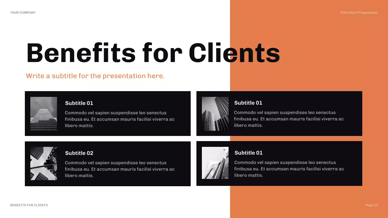 Orange Modern PR Agency Pitch Presentation