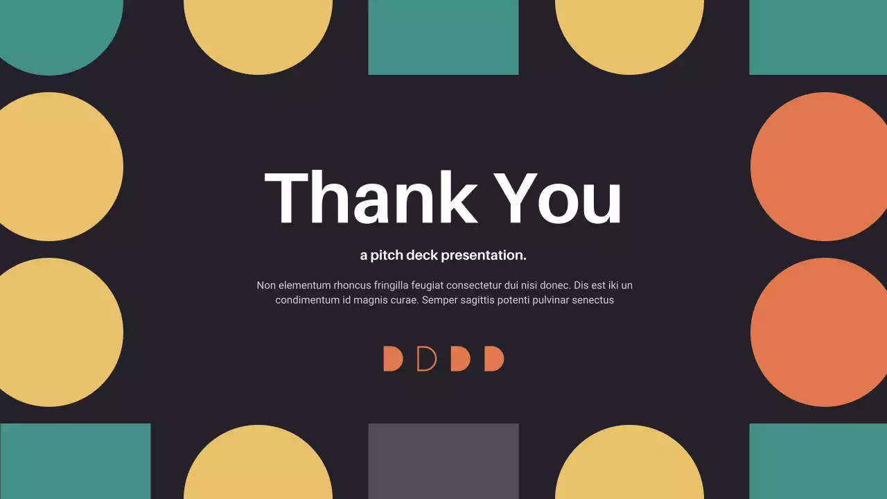 Black Geometric Company Introduction Pitch Presentation