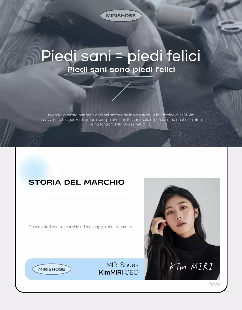 Promuovere scarpe estive semplici e convenienti in azzurro e grigio
