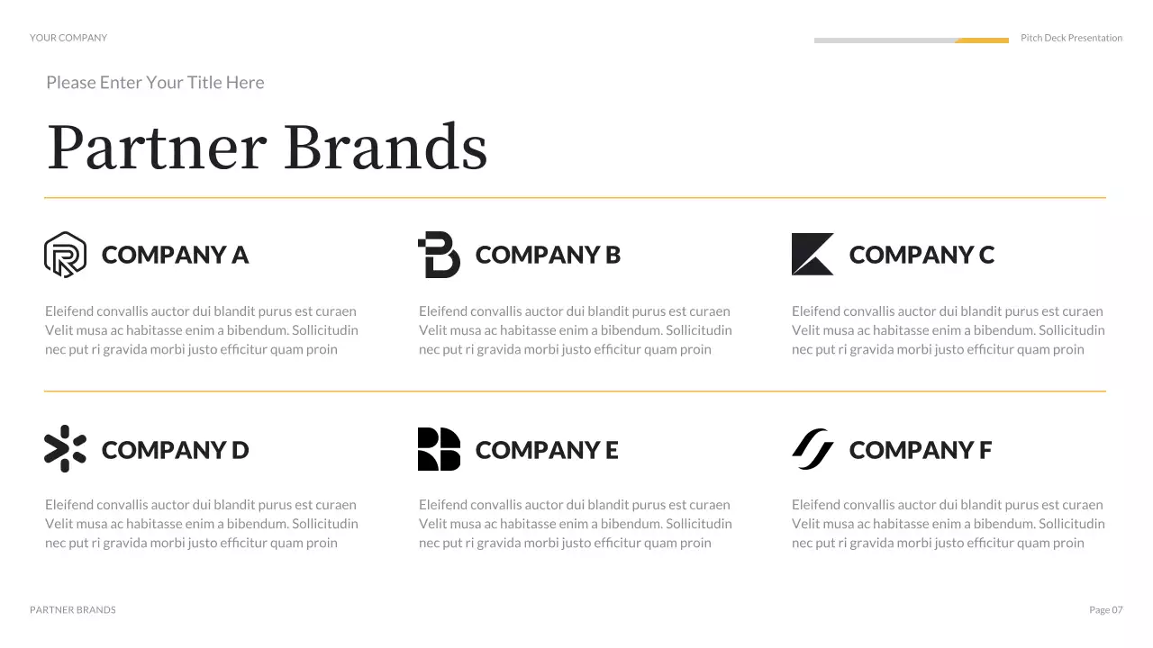 Orange Modern Media Agency Pitch Presentation