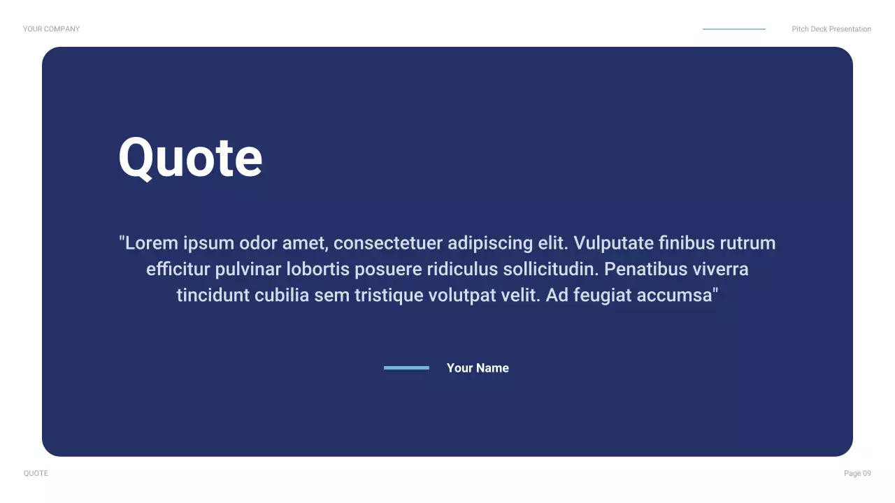 Blue Modern Company Introduction Pitch Presentation