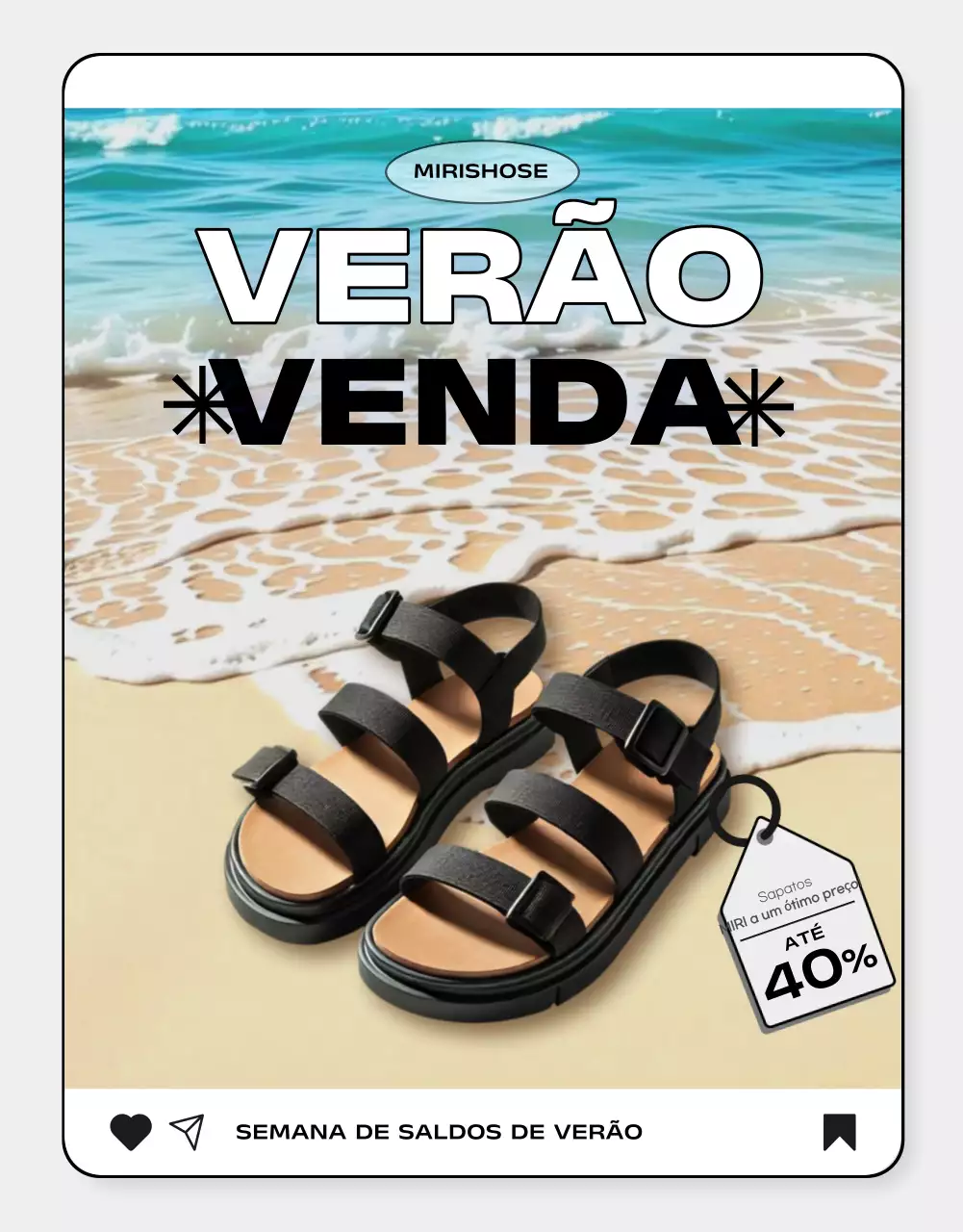 Promover sapatos simples de verão com uma boa relação qualidade/preço em azul claro e cinzento