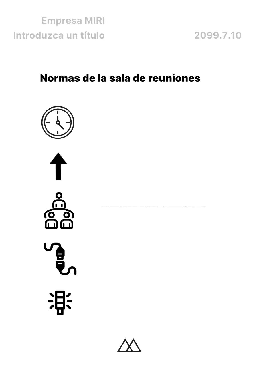 Una sencilla colección de documentos corporativos en blanco y negro