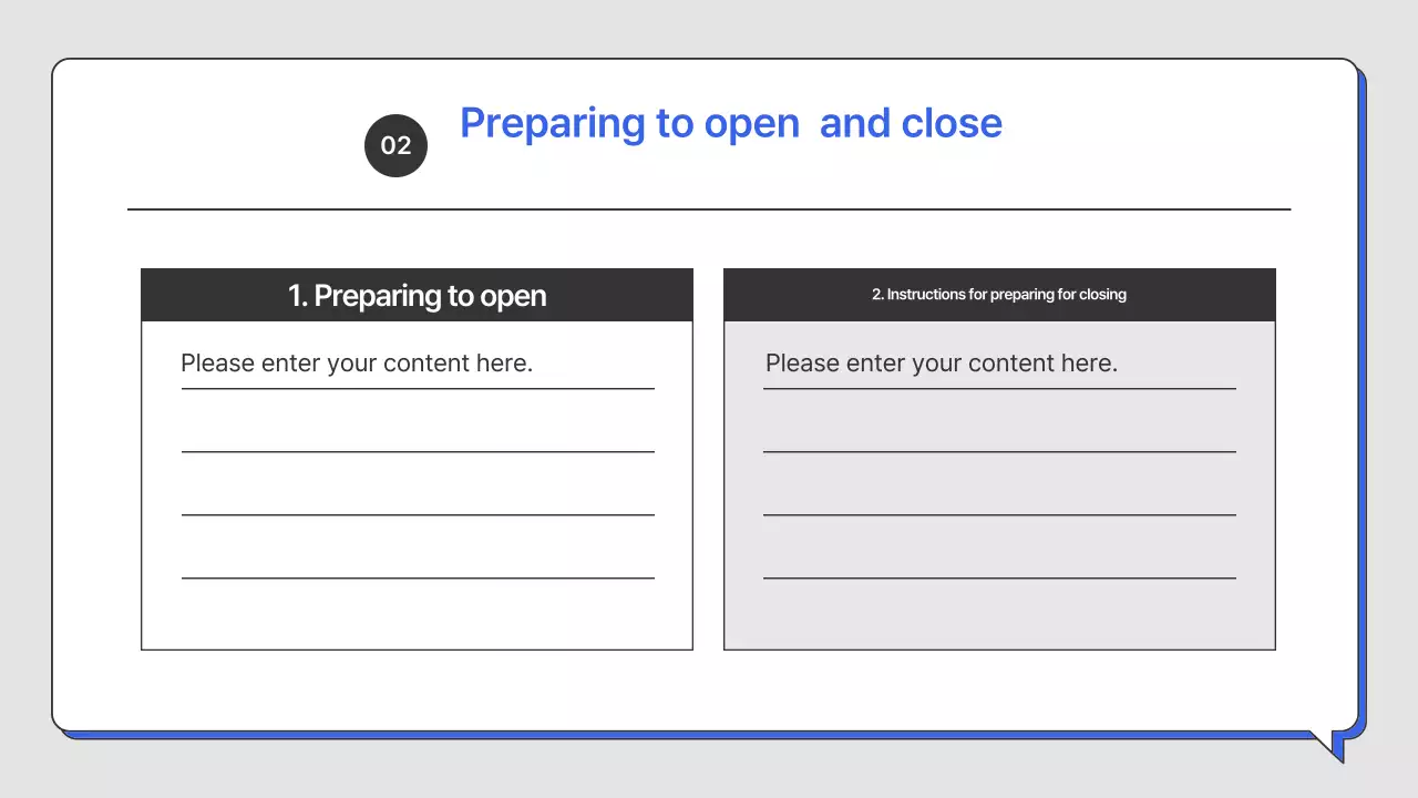 Blue's guide to running a simple store