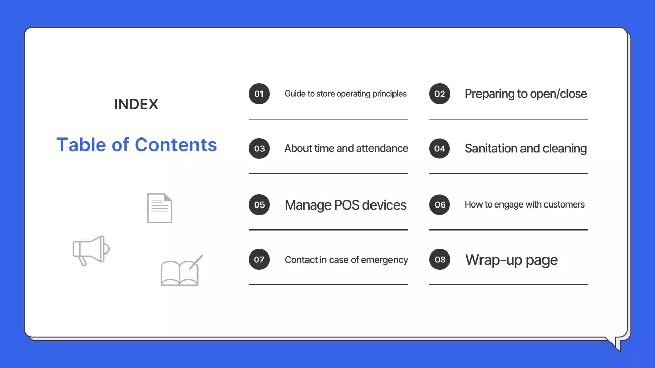 Blue's guide to running a simple store