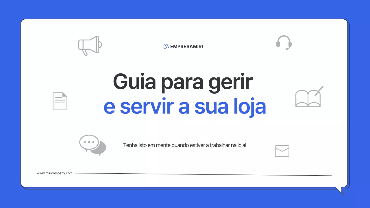 O guia simples da Blue para gerir uma loja