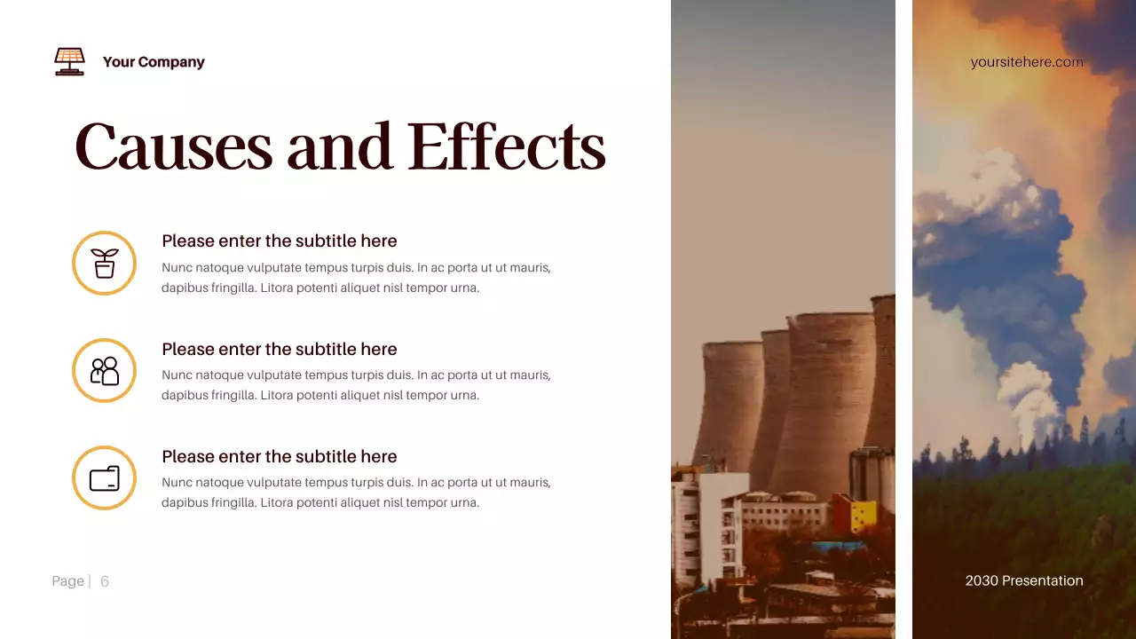 Brown Modern Climate Lecture Presentation