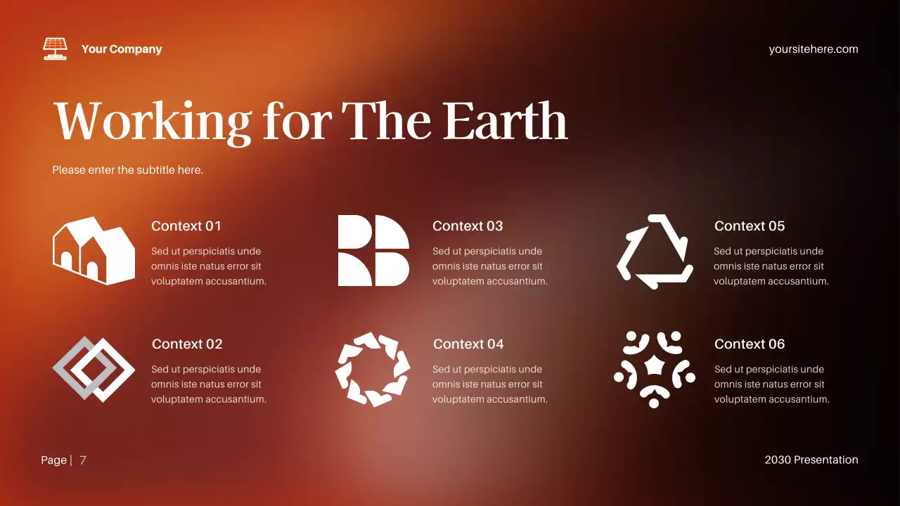 Brown Modern Climate Lecture Presentation