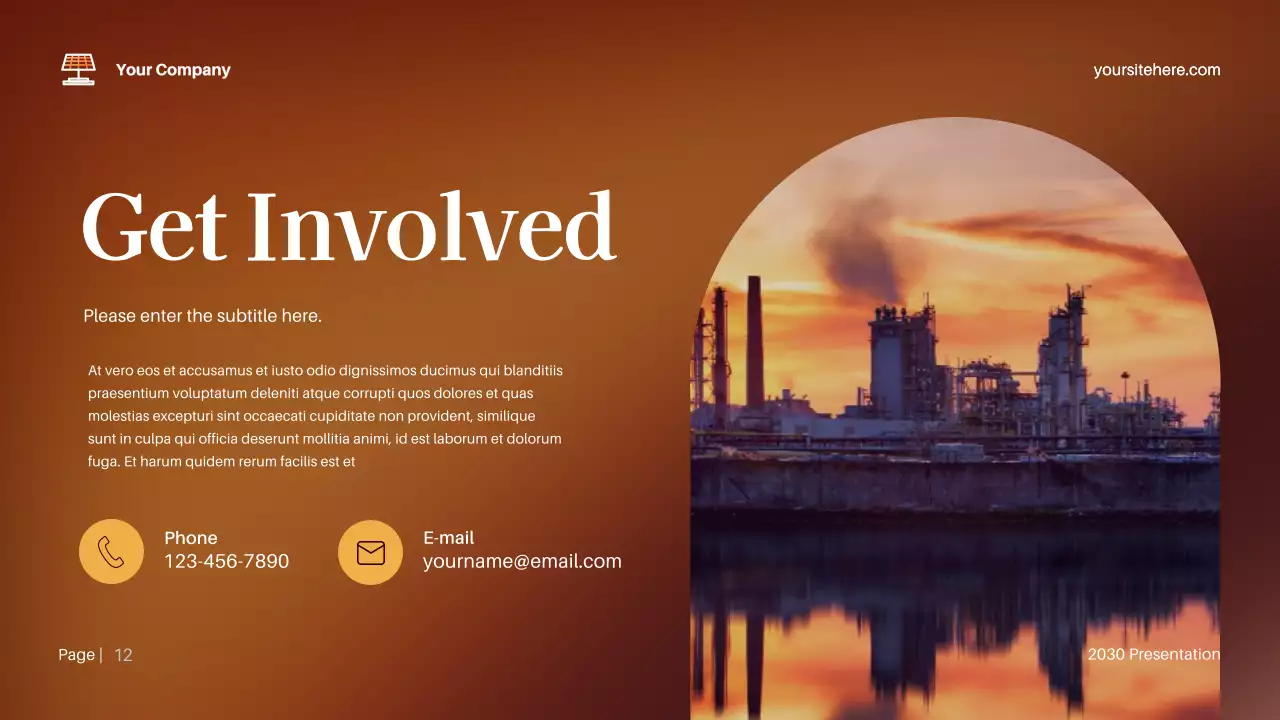 Brown Modern Climate Lecture Presentation