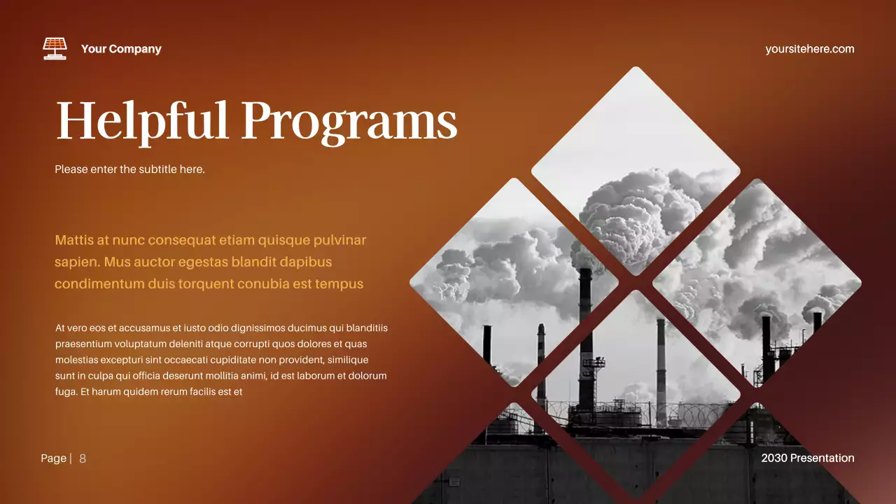 Brown Modern Climate Lecture Presentation