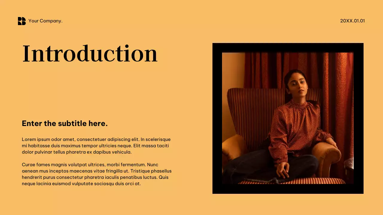 Black Modern PR Agency Pitch Presentation