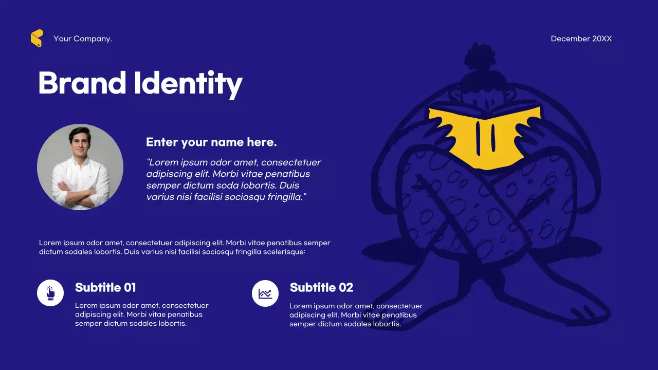 Blue Modern Creative Agency Pitch Presentation