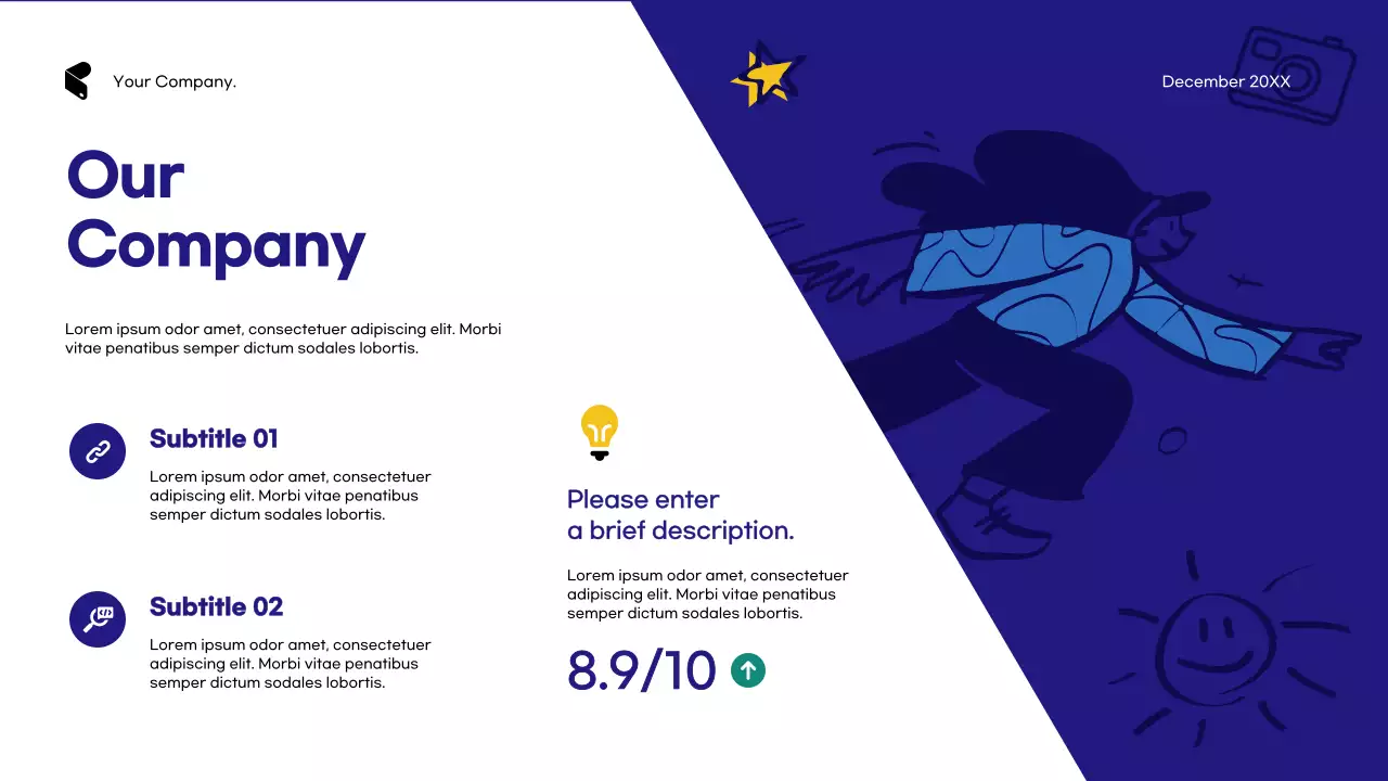 Blue Modern Creative Agency Pitch Presentation