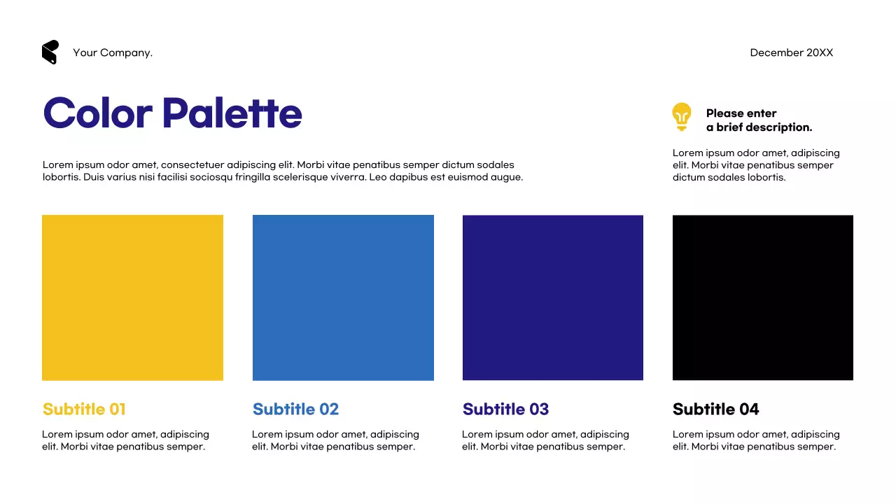 Blue Modern Creative Agency Pitch Presentation