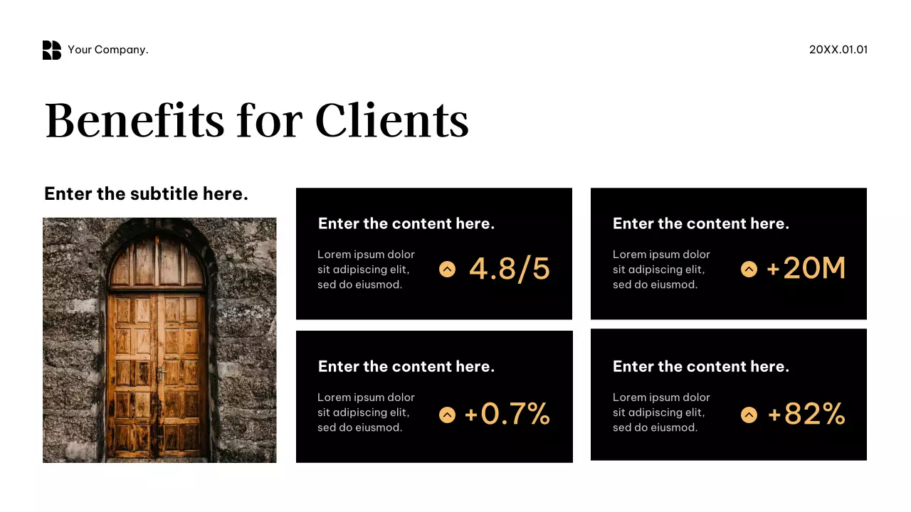 Black Modern PR Agency Pitch Presentation