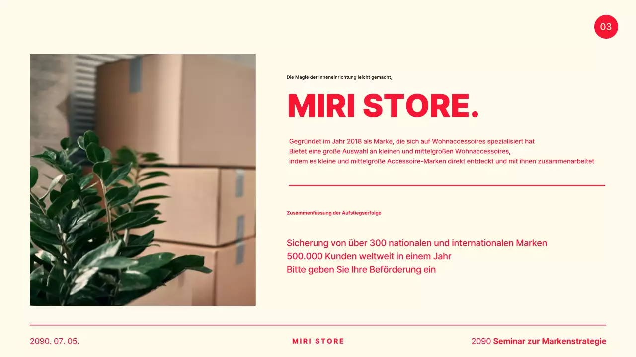 Ein einfacher Fall von gemeinsamer Präsentation von Gelb und Rot