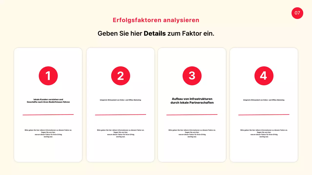 Ein einfacher Fall von gemeinsamer Präsentation von Gelb und Rot