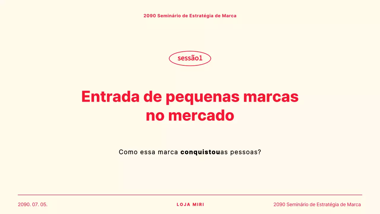 Um caso simples de apresentação partilhada amarela e vermelha