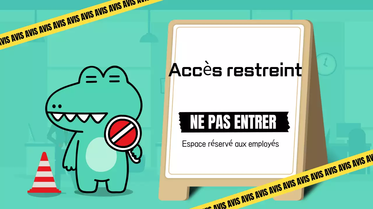 Un joli faire-part de bureau tout simple dans les tons menthe et jaune