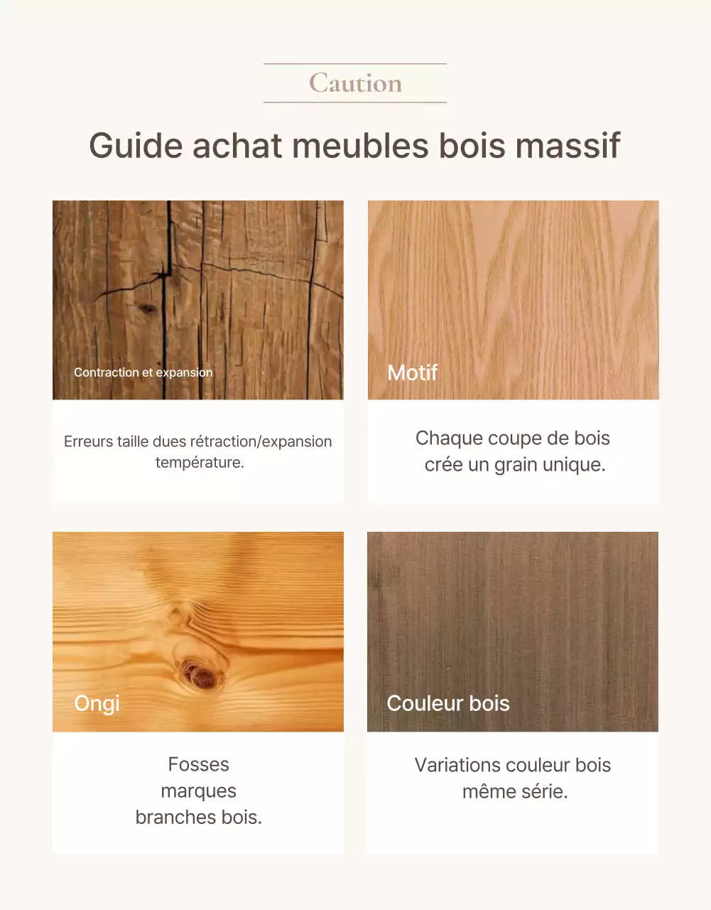 Promouvoir un mobilier simple dans les tons marron et beige