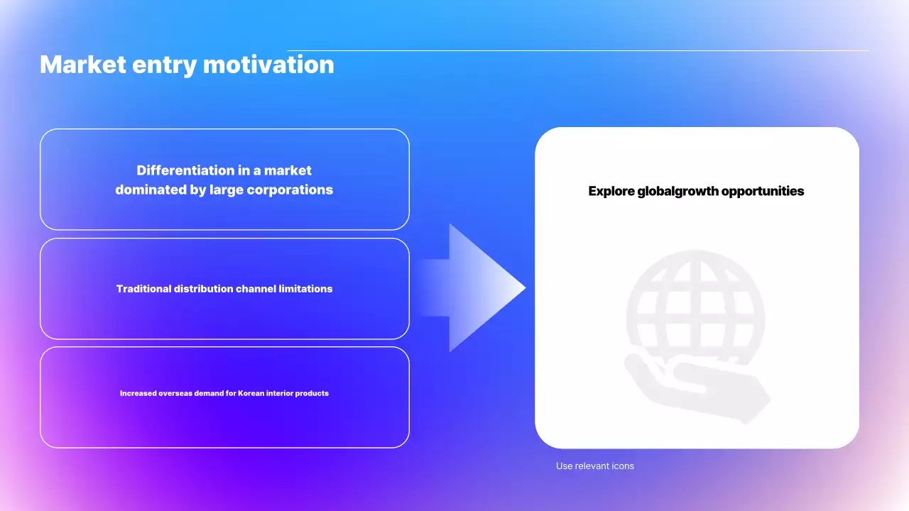 Apresentação do seminário com exemplos modernos de azul e púrpura