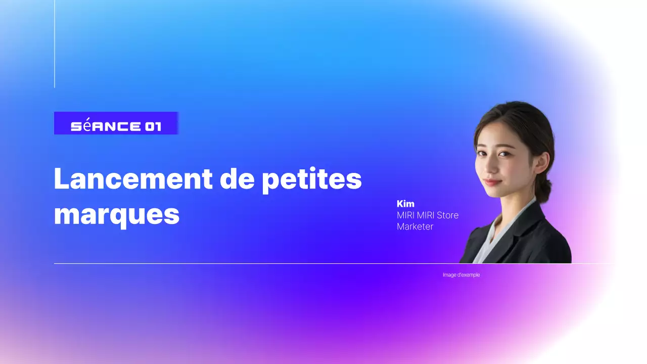Présentation du séminaire sur les exemples modernes de bleu et de violet
