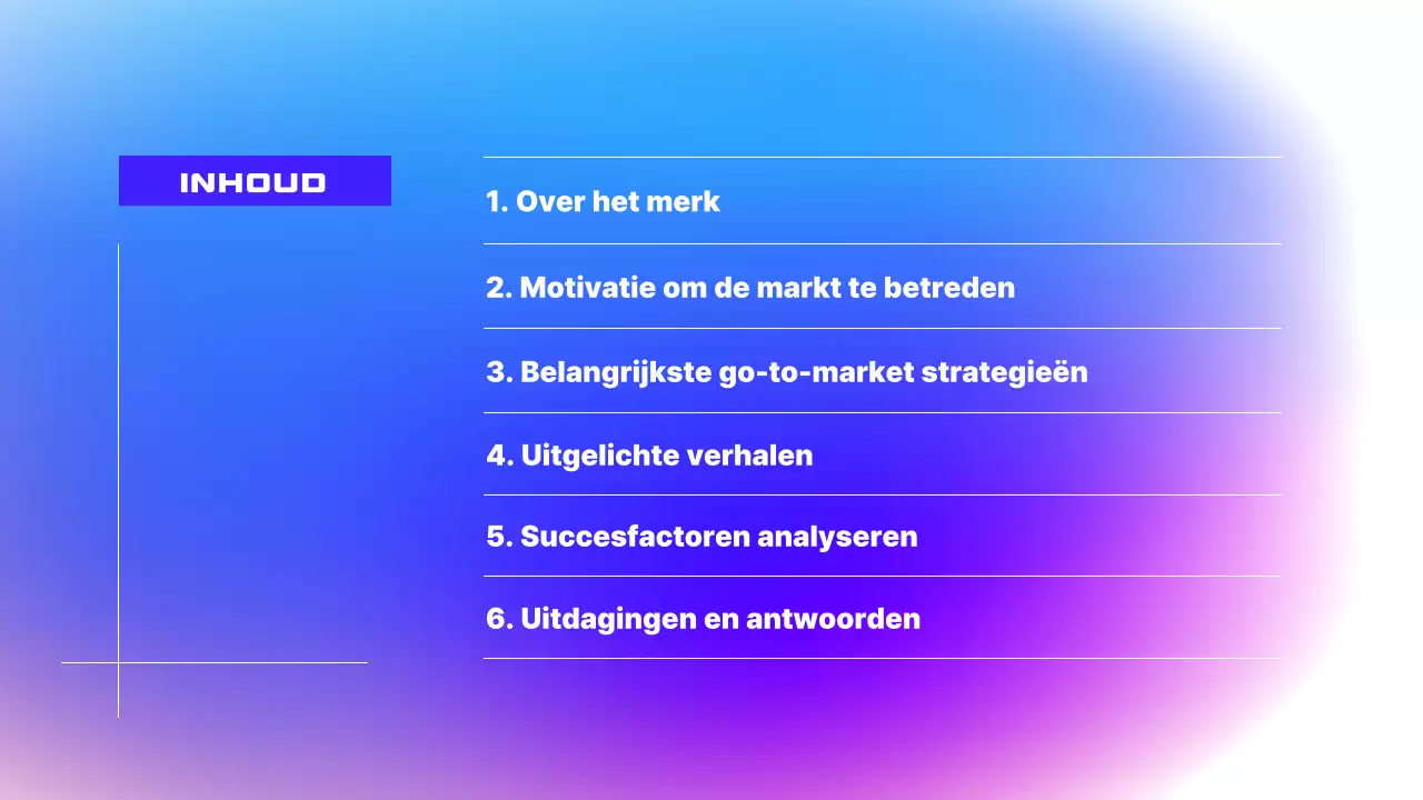 Presentatie van het seminar over moderne voorbeelden van blauw en paars