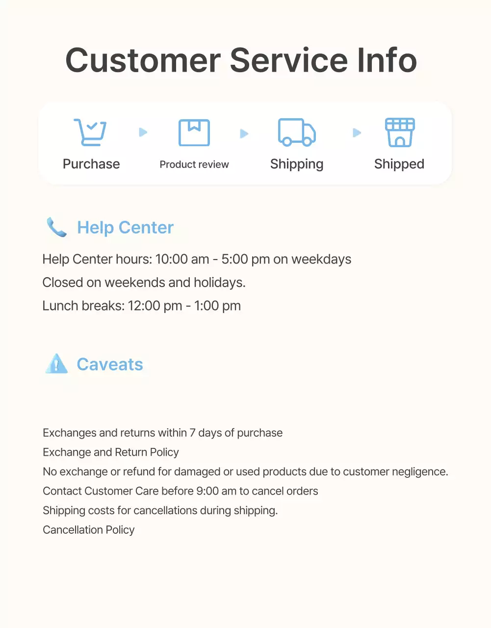 Promosikan mal mode yang siap menyambut musim panas dengan emoji awan dan pita yang cantik dalam warna biru muda dan putih.