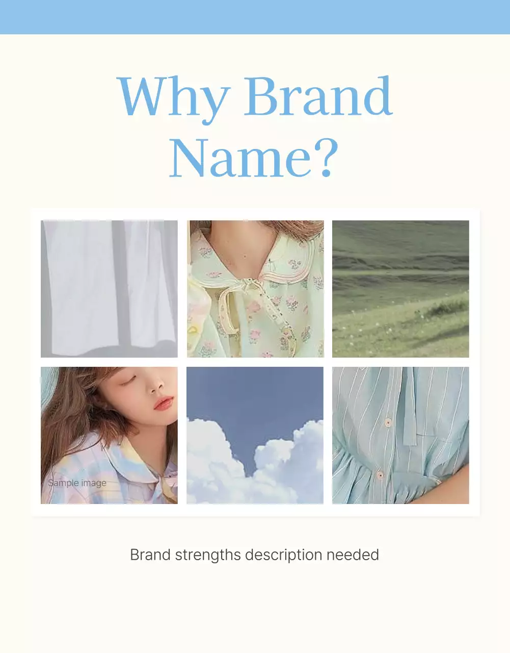 Promosikan pos pemeriksaan di pusat perbelanjaan mode yang sempurna untuk musim panas dengan warna biru muda dan putih