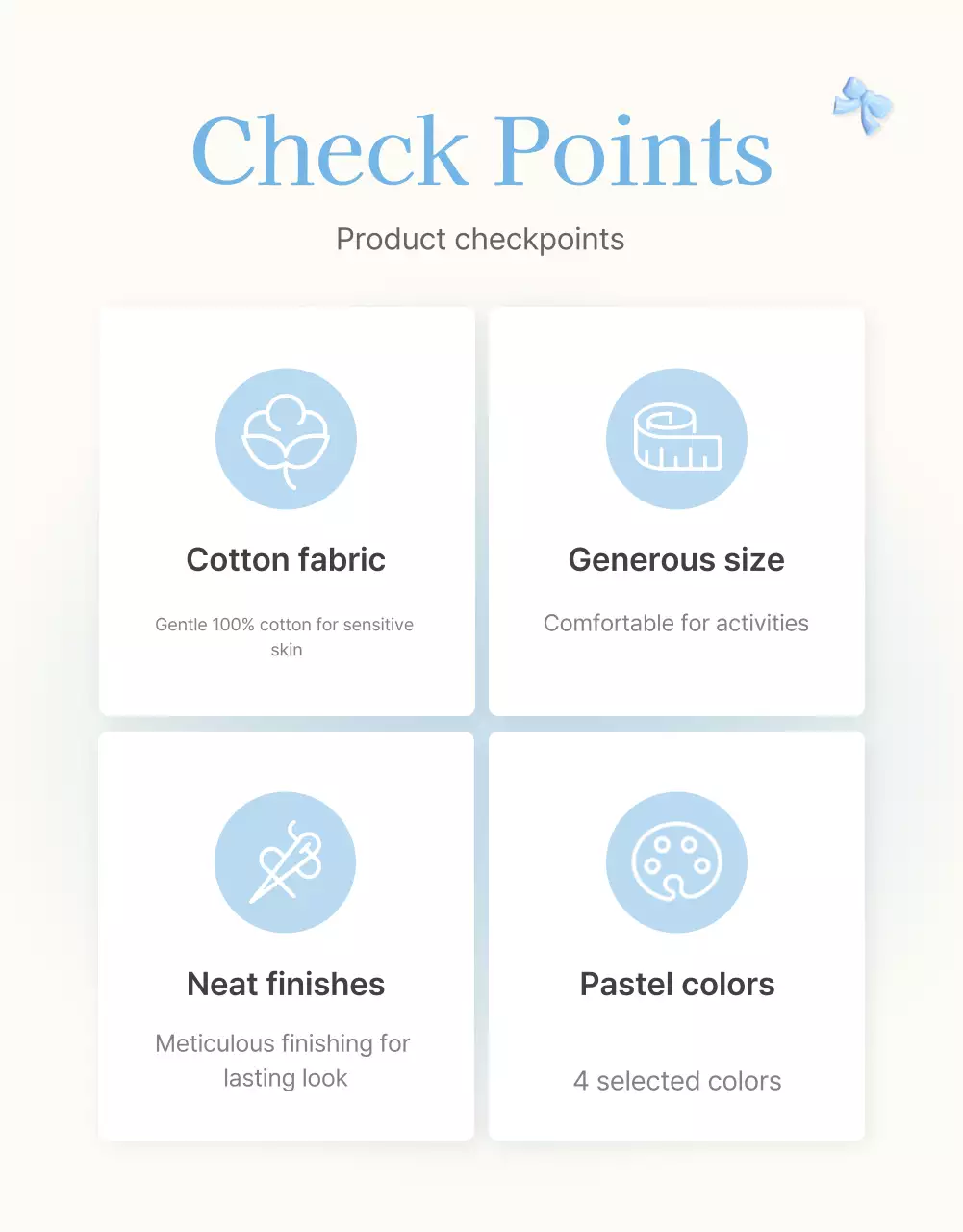 Promosikan pos pemeriksaan di pusat perbelanjaan mode yang sempurna untuk musim panas dengan warna biru muda dan putih
