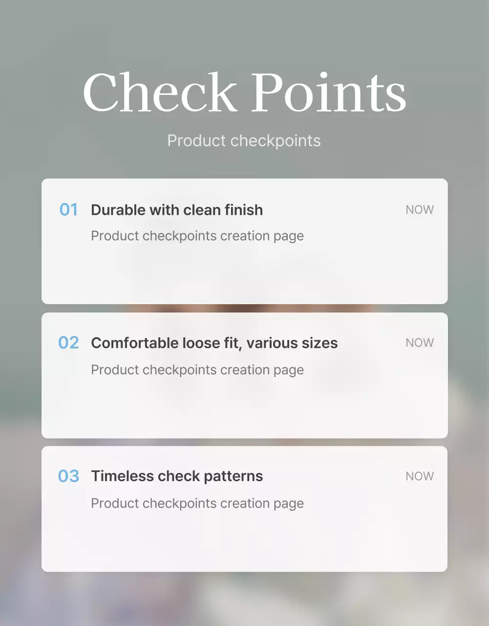 Promosikan pos pemeriksaan di pusat perbelanjaan mode yang sempurna untuk musim panas dengan warna biru muda dan putih