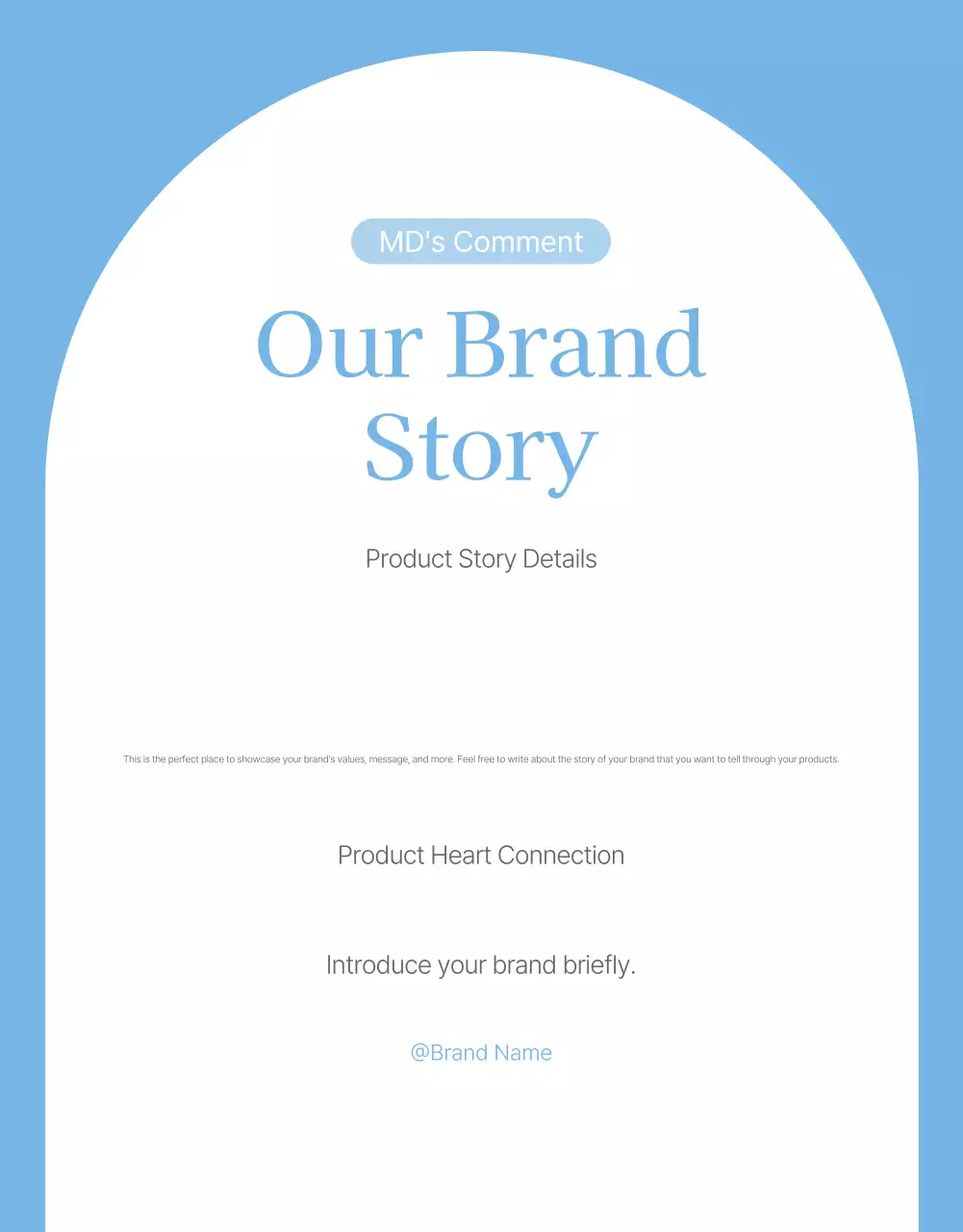 Promosikan mal mode yang siap menyambut musim panas dengan emoji awan dan pita yang cantik dalam warna biru muda dan putih.