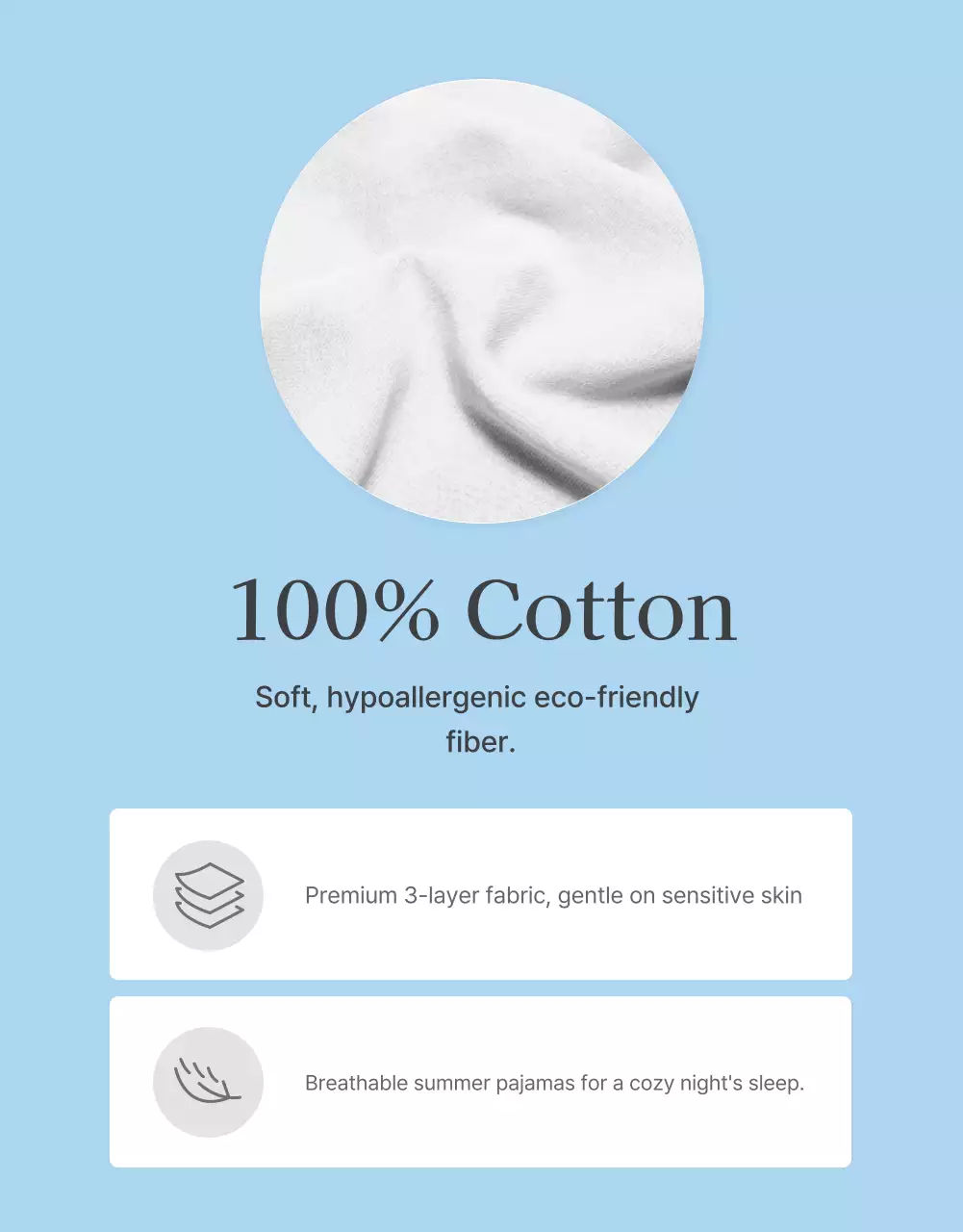 Promosikan mal mode yang siap menyambut musim panas dengan emoji awan dan pita yang cantik dalam warna biru muda dan putih.