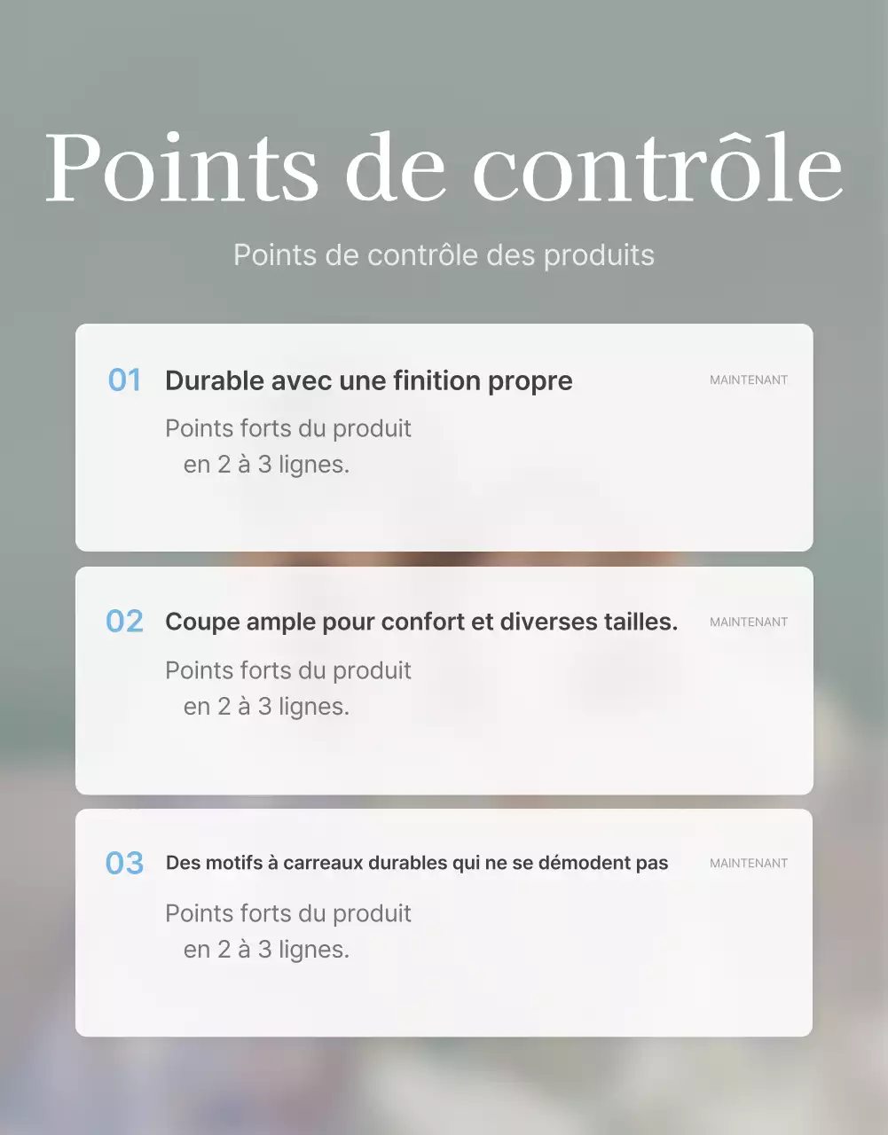 Promouvoir des points de contrôle dans les centres commerciaux qui sont parfaits pour l'été en bleu clair et blanc.
