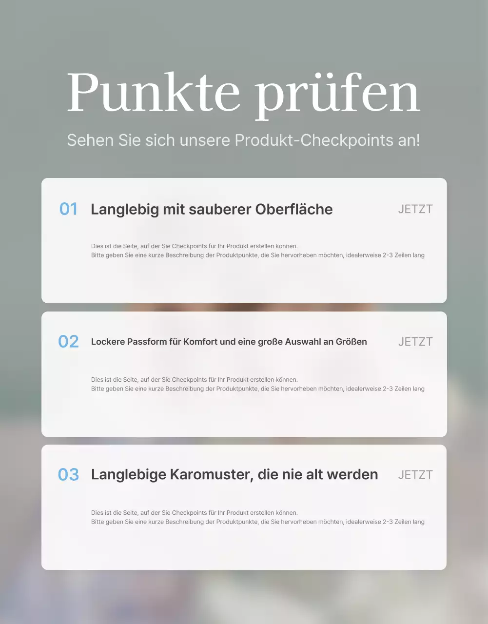 Förderung von Checkpoints in Modezentren, die perfekt für den Sommer in Hellblau und Weiß sind
