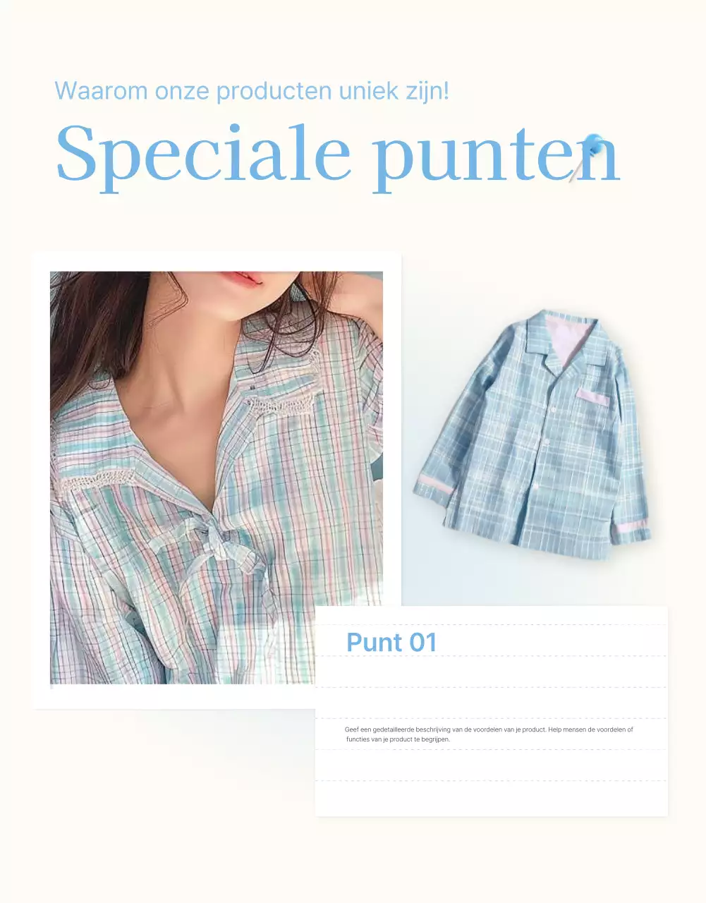 Checkpoints in modecentra promoten die perfect zijn voor de zomer in lichtblauw en wit