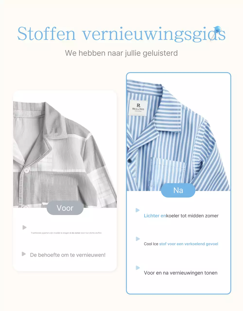 Checkpoints in modecentra promoten die perfect zijn voor de zomer in lichtblauw en wit