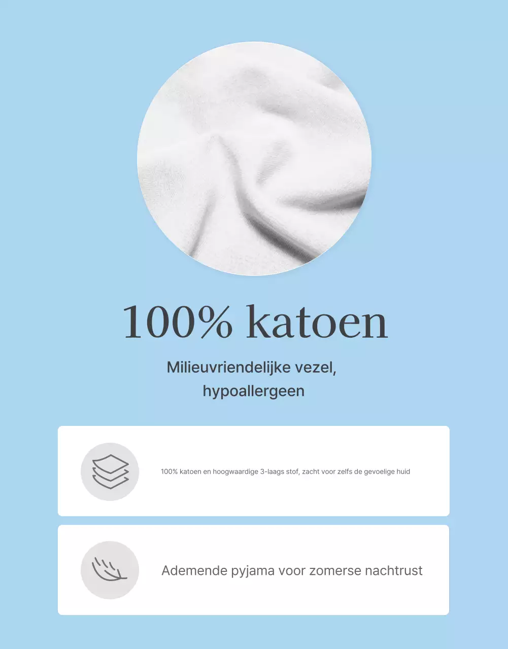 Promoot een modewinkel die klaar is voor de zomer met een schattige wolk en lint-emoji in lichtblauw en wit.