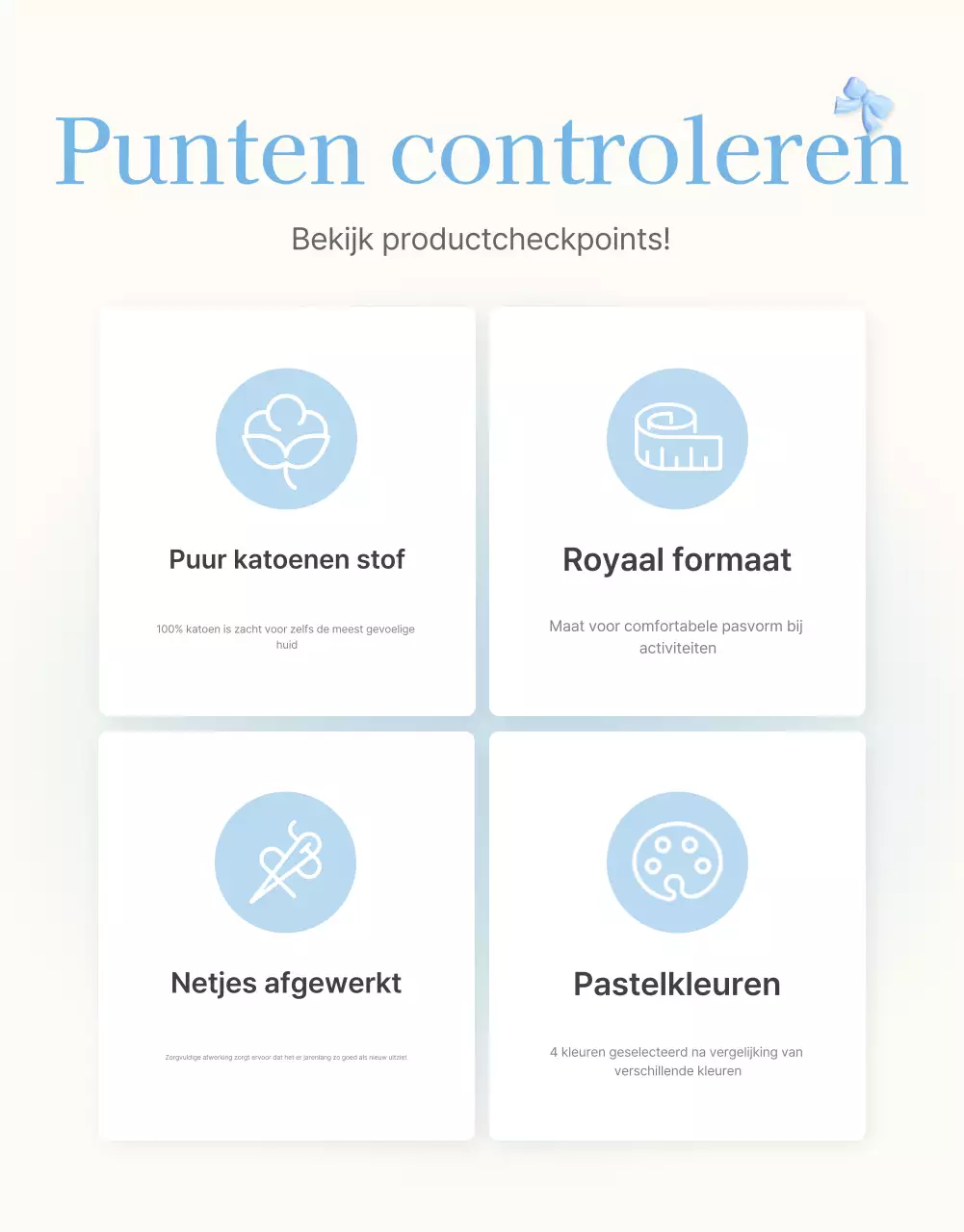 Checkpoints in modecentra promoten die perfect zijn voor de zomer in lichtblauw en wit