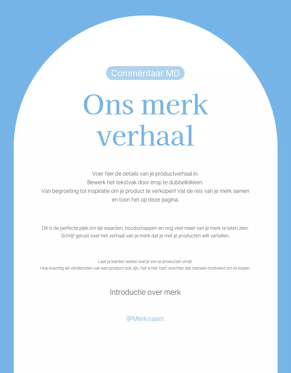 Promoot een modewinkel die klaar is voor de zomer met een schattige wolk en lint-emoji in lichtblauw en wit.