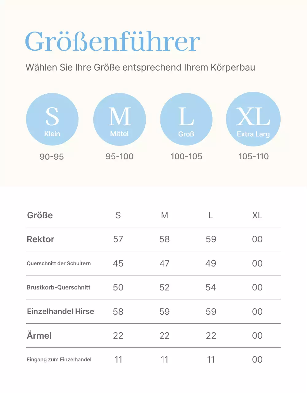 Informationen und Vorsichtsmaßnahmen für das hellblau-weiße Sommermodezentrum