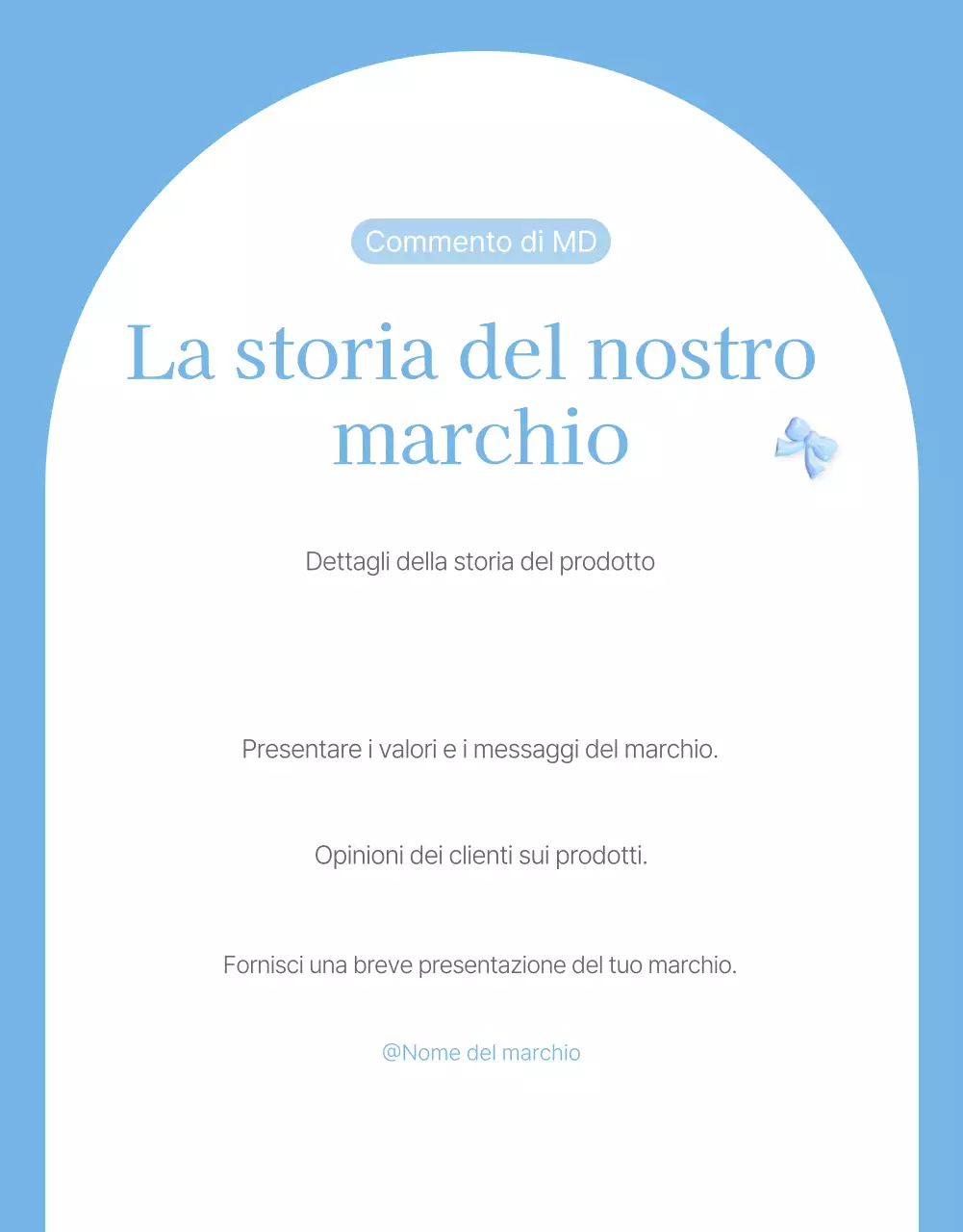 Promuovete la vostra pagina introduttiva su un centro commerciale di moda azzurro e bianco, pronto per l'estate.